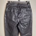 Good American GOOD CLASSIC Slim Straight coated pants sz 4/27