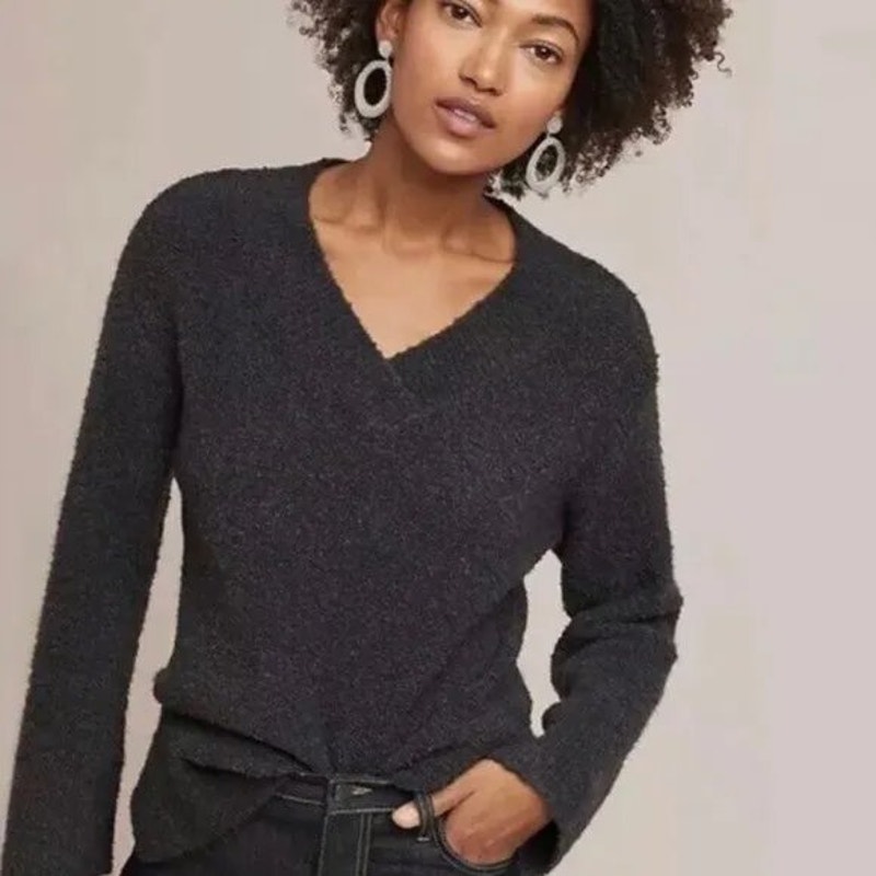 Anthropologie Simone Merino Wool Alpaca Blend Sweater XS