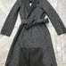 Brand new with tags ICB cashmere blend wool river collarless coat, original price 50,000 yen.