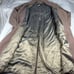Eddie Bauer Wool Overcoat Men's Size XL Brown Funnel Neck Pockets Button Front