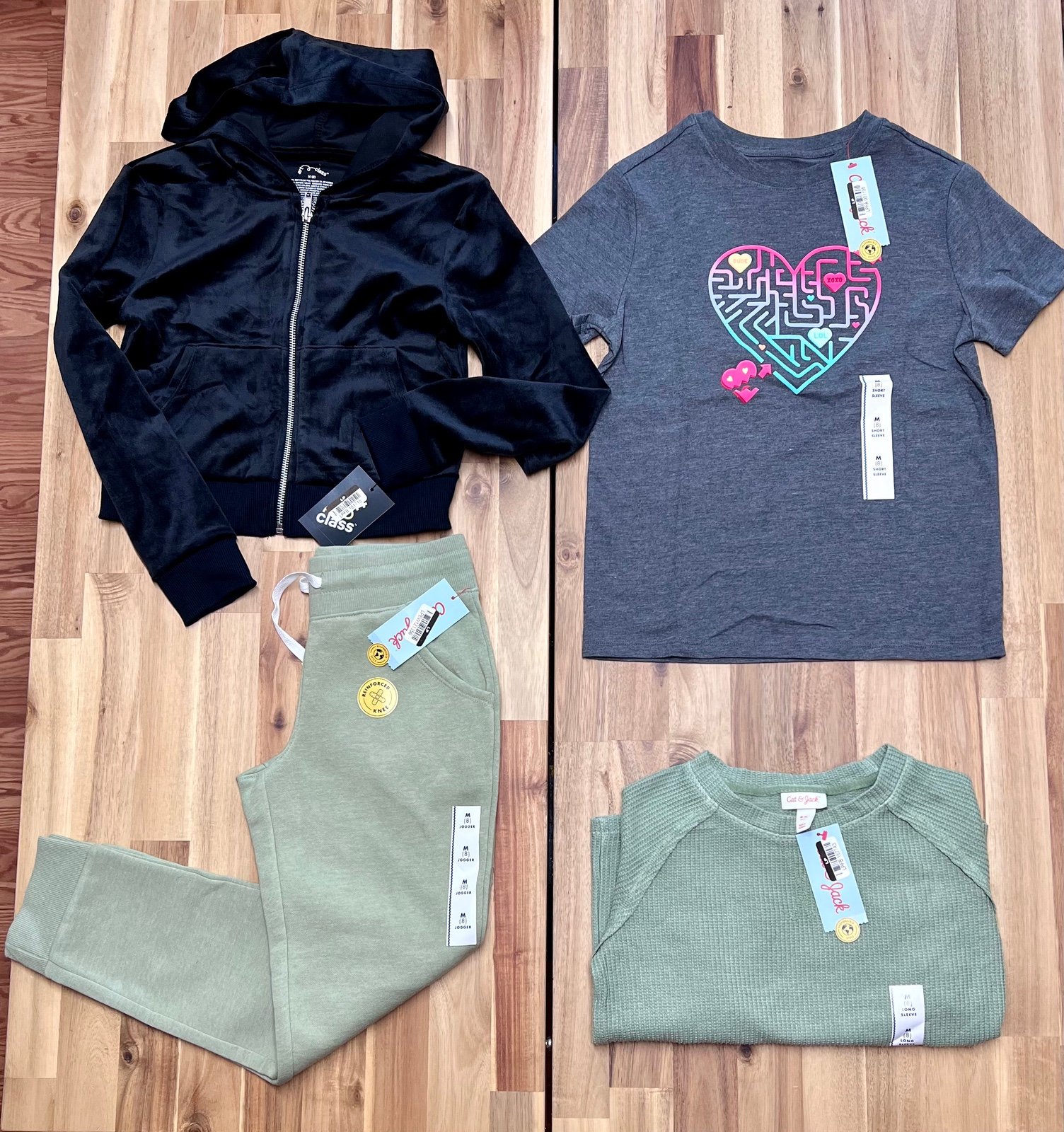 NWT Girls clothes bundle M 8
