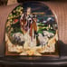 Stained glass suncatcher (Jesus with His sheep)