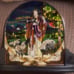 Stained glass suncatcher (Jesus with His sheep)