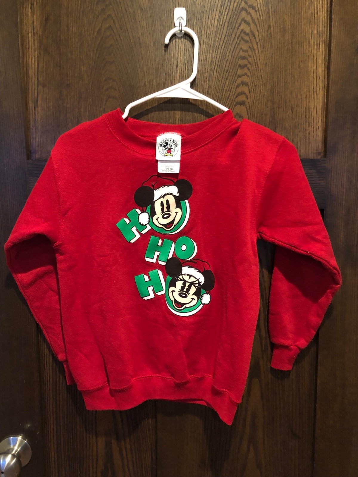 Vintage Mickey and Co Santa crewneck sweater- kids 8/10