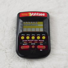Vintage Yahtzee Electronic Handheld Game Black Milton Bradley 1995 ,4511. HTF