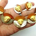 Panther Cougar Necklace Earring Set Clips Shell Signed