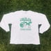 Vintage Philadelphia Eagles NFL Long Sleeve Shirt Mens 2XL XXL White Kelly Green