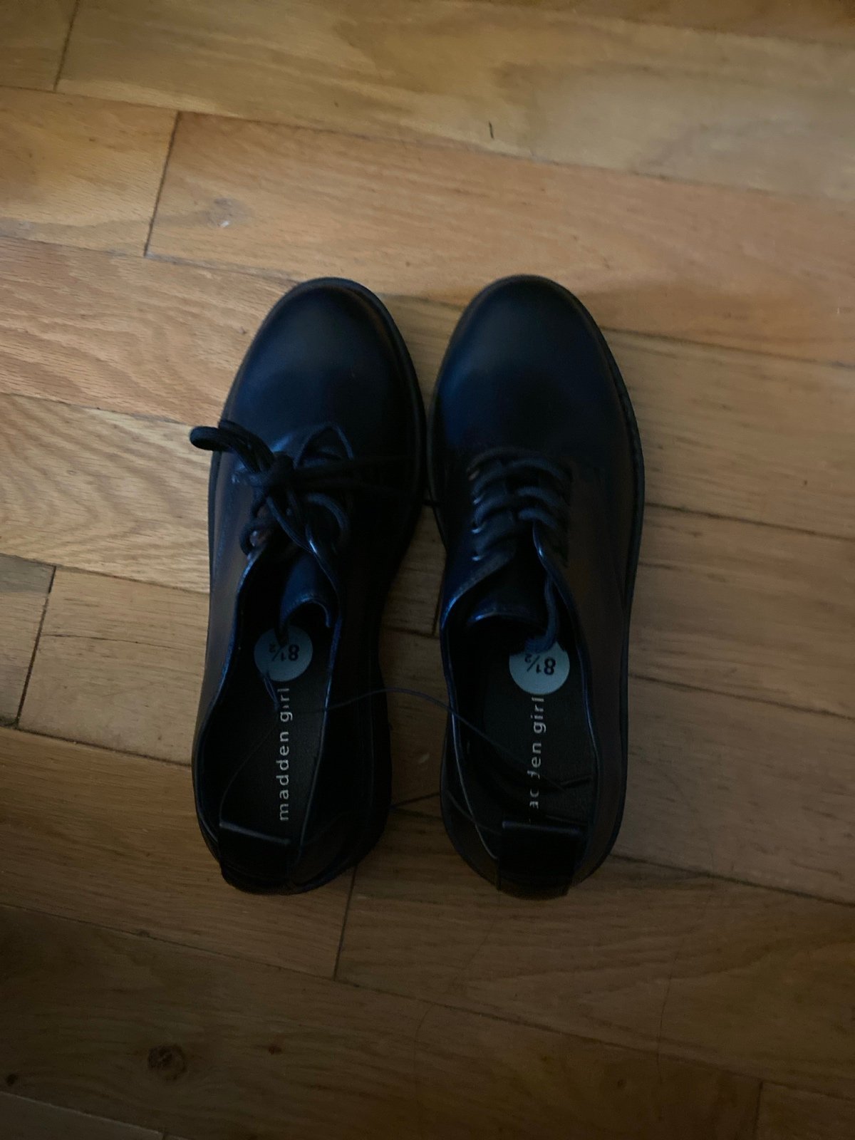 Madden Girl Chunky Platform Heeled Lace-Up Oxford Shoes NEW