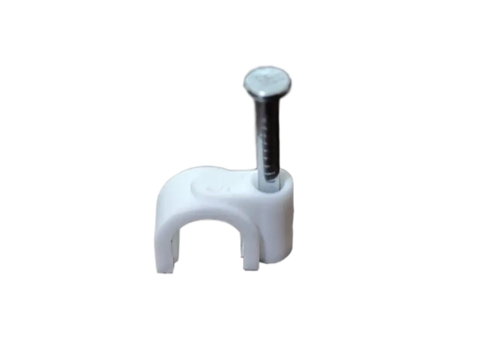 Monoprice Circle Cable Clips with Steel Nail, 10mm, 100 pcs/pack
