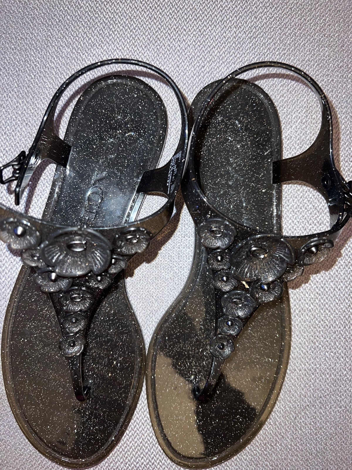 Coach jelly tea rose sandals