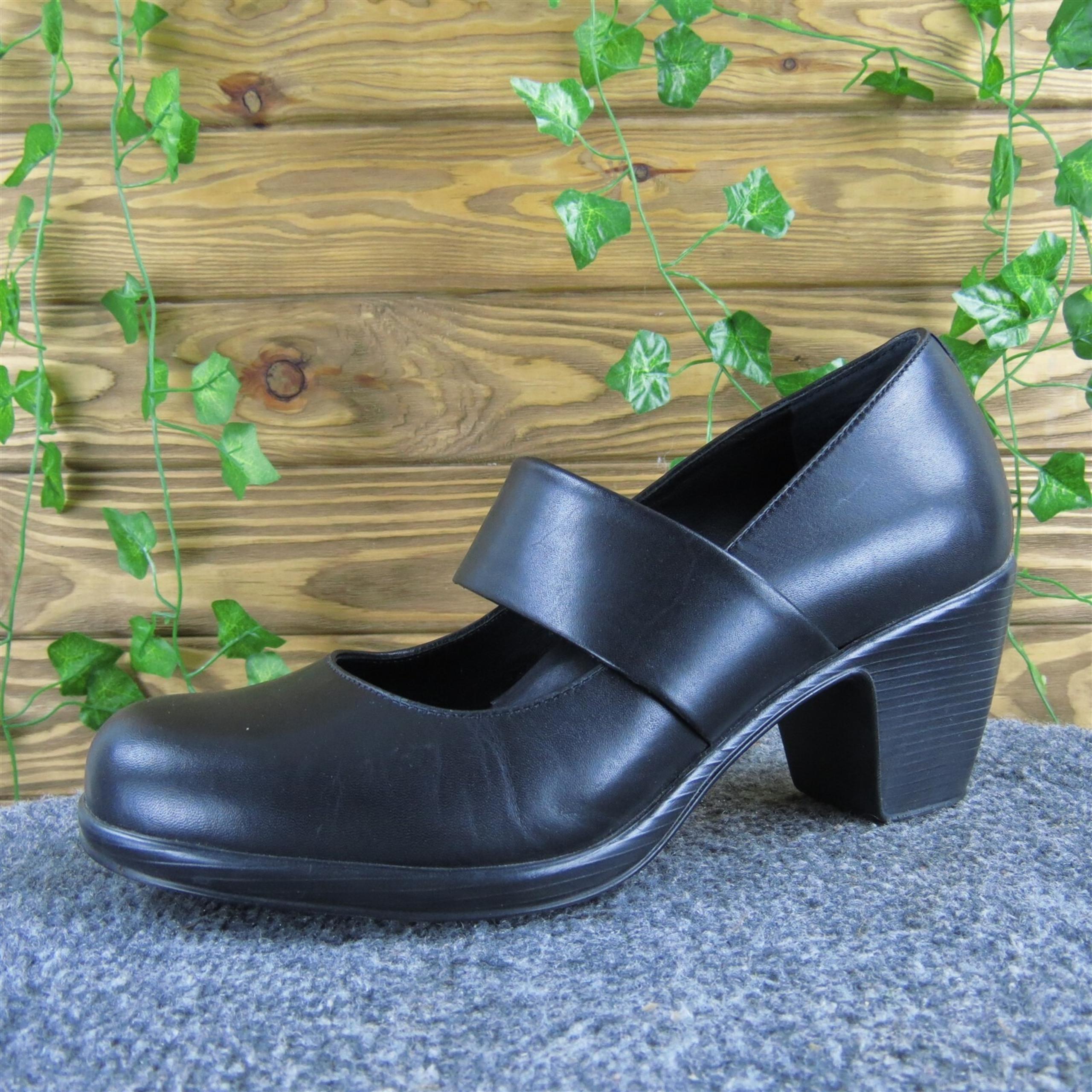 Dansko Women's Brooke Mary Jane Black Leather Pump 41 Medium Gently Used 2025