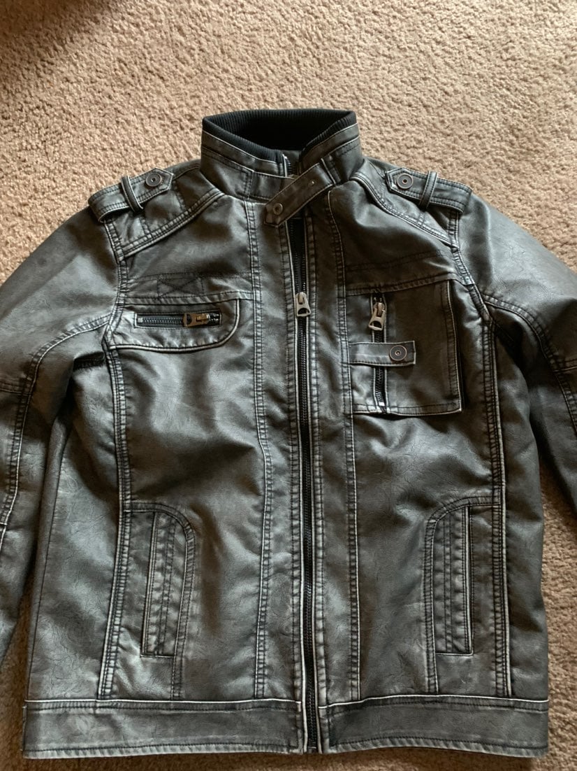 Faux Leather Jacket