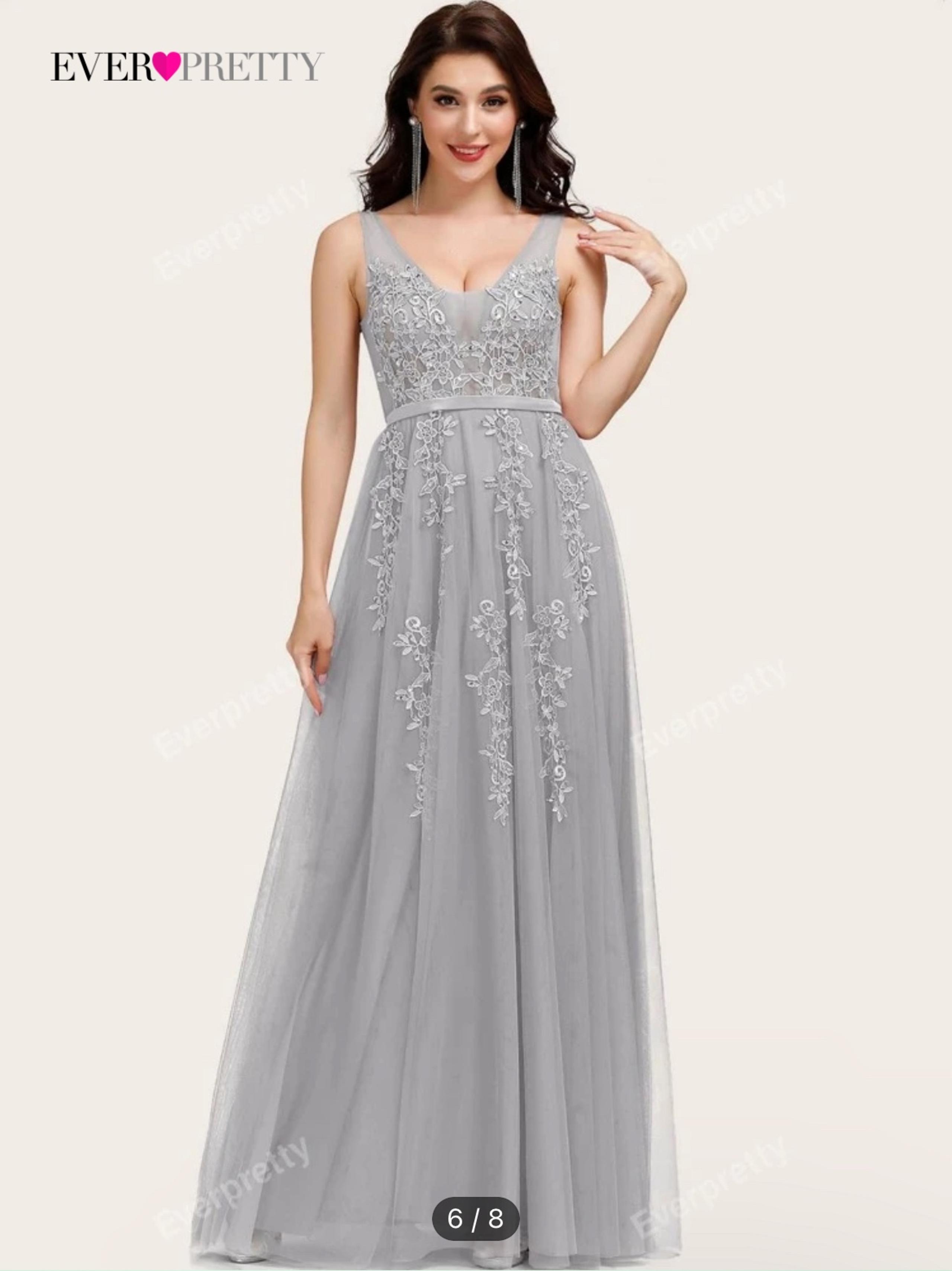 Ever-Pretty Womens Floral Lacey Elegant Long Formal Evening  Dress
