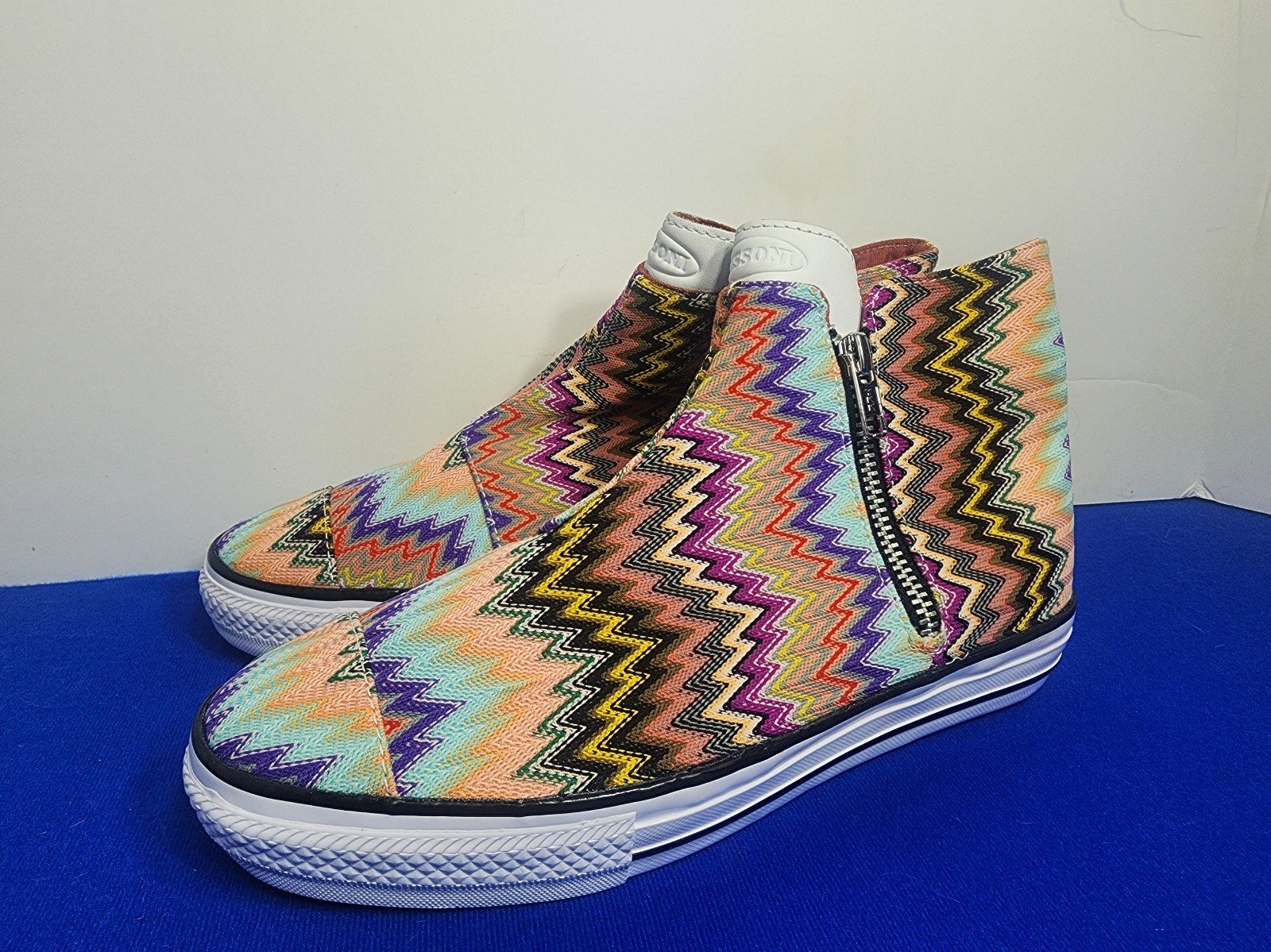 Converse X Missoni Collaboration Slip-on With Zipper Women's Size 8.5 NWOB Rare