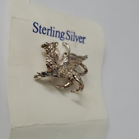 Sterling Silver 925 Chinese Dragon Pendant