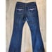 Vintage 90's Lazer Flared Dark Blue Jeans Size 13 Retro Hippy
