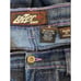 Vintage 90's Lazer Flared Dark Blue Jeans Size 13 Retro Hippy
