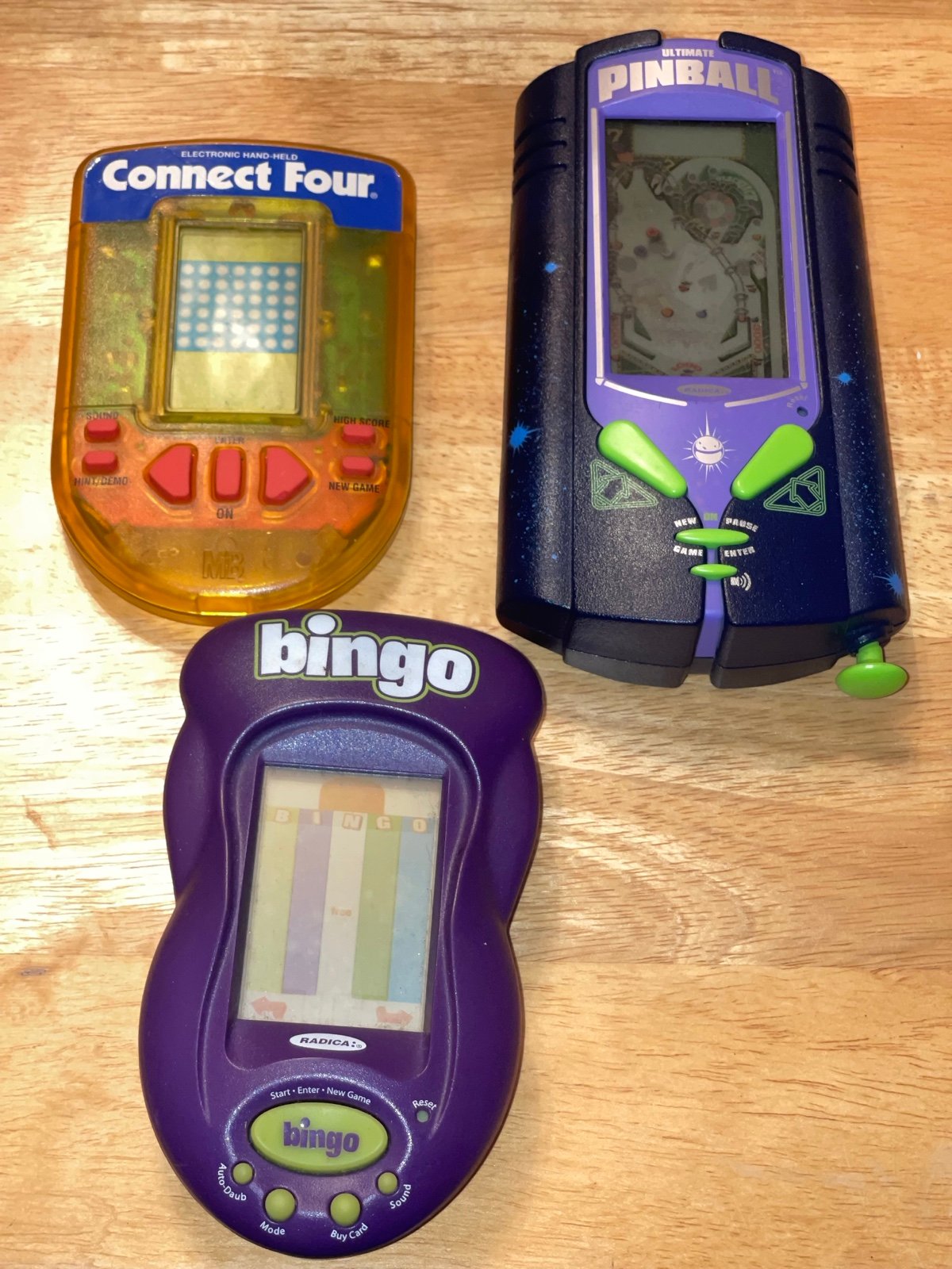 Handheld vintage electronic games