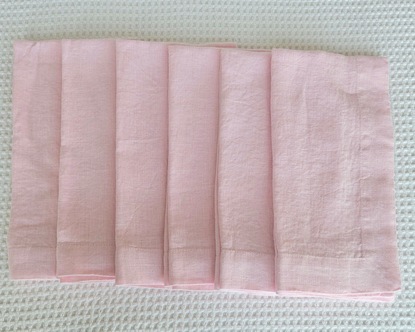6 Williams sonoma linen napkins