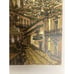 Beautiful Mid Century Watercolor Pen and Ink Painting Signed