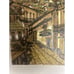 Beautiful Mid Century Watercolor Pen and Ink Painting Signed