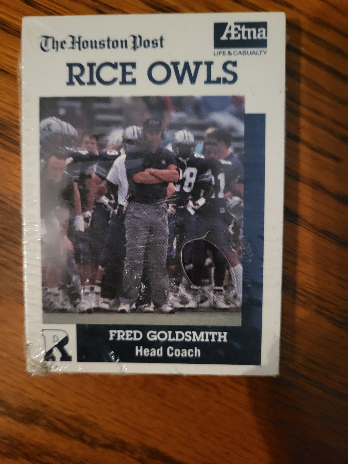 1990 Rice Owls Team Issue Football Card Set - Factory Sealed