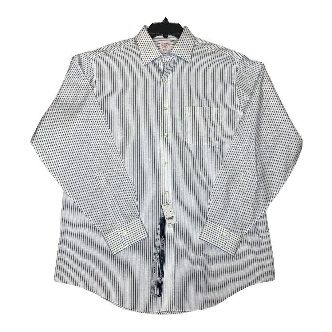 Brooks Brother Striped Shirt Regular Fit Size 16.5-36 Non-Iron