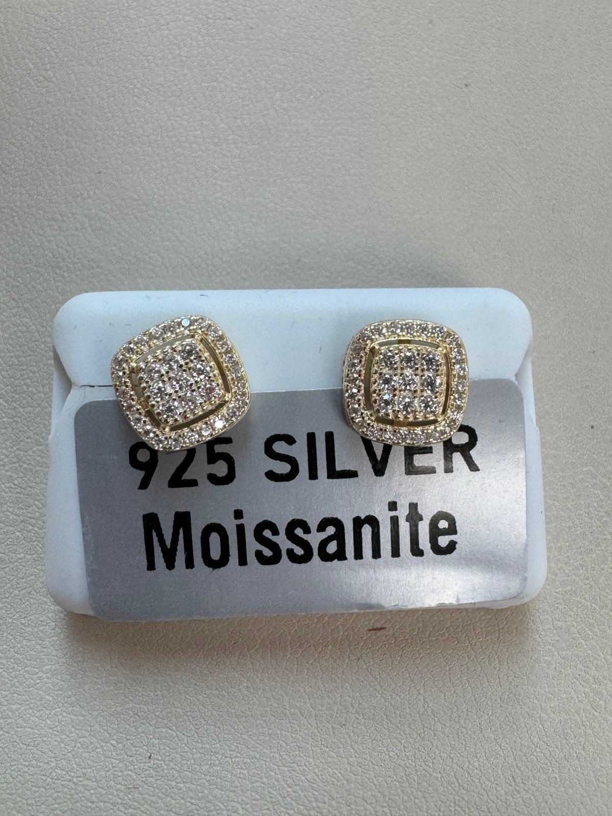 925 Sterling Silver Moissanite Earrings