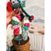 VTG Set Of 3 Patchwork Fabric Wreath, Antique Xmas Mini Stocking & Hallmark 2004
