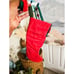 VTG Set Of 3 Patchwork Fabric Wreath, Antique Xmas Mini Stocking & Hallmark 2004