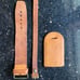 Louis Vuitton 3 pc luggage bag tag set. Strap poignet leather