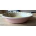 Le Creuset Stoneware Pie Dish 9 Dimpled Edges, Sugar Pink NEW
