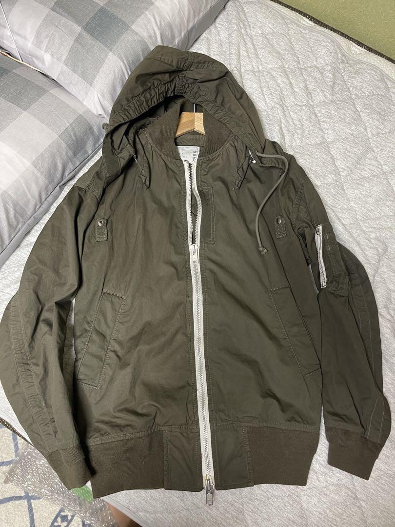 Sacai 16-00966M MA-1 Jacket Size 1