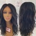 Human hair wavy lace front bob wig