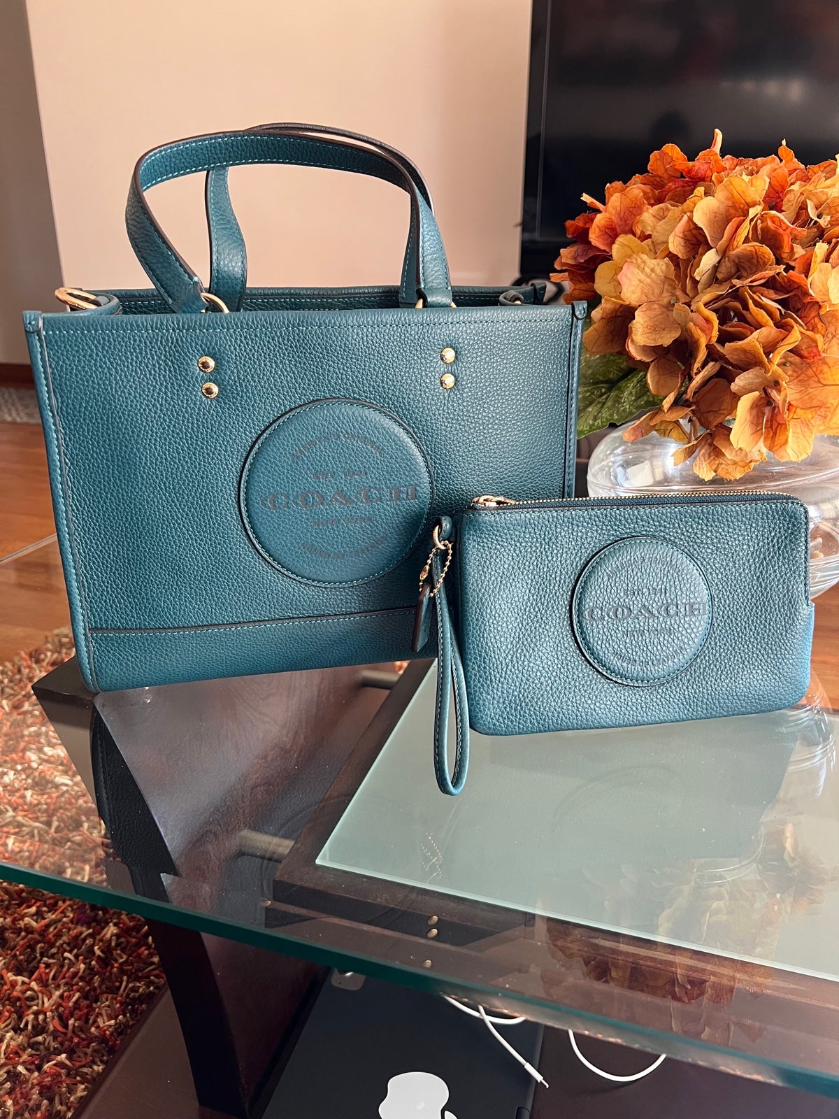Coach satchel tote