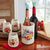 Pioneer Woman Stoneware Wine Set Sweet Rose 7P,Wine Chiller,Bottle Stoppers,Cups