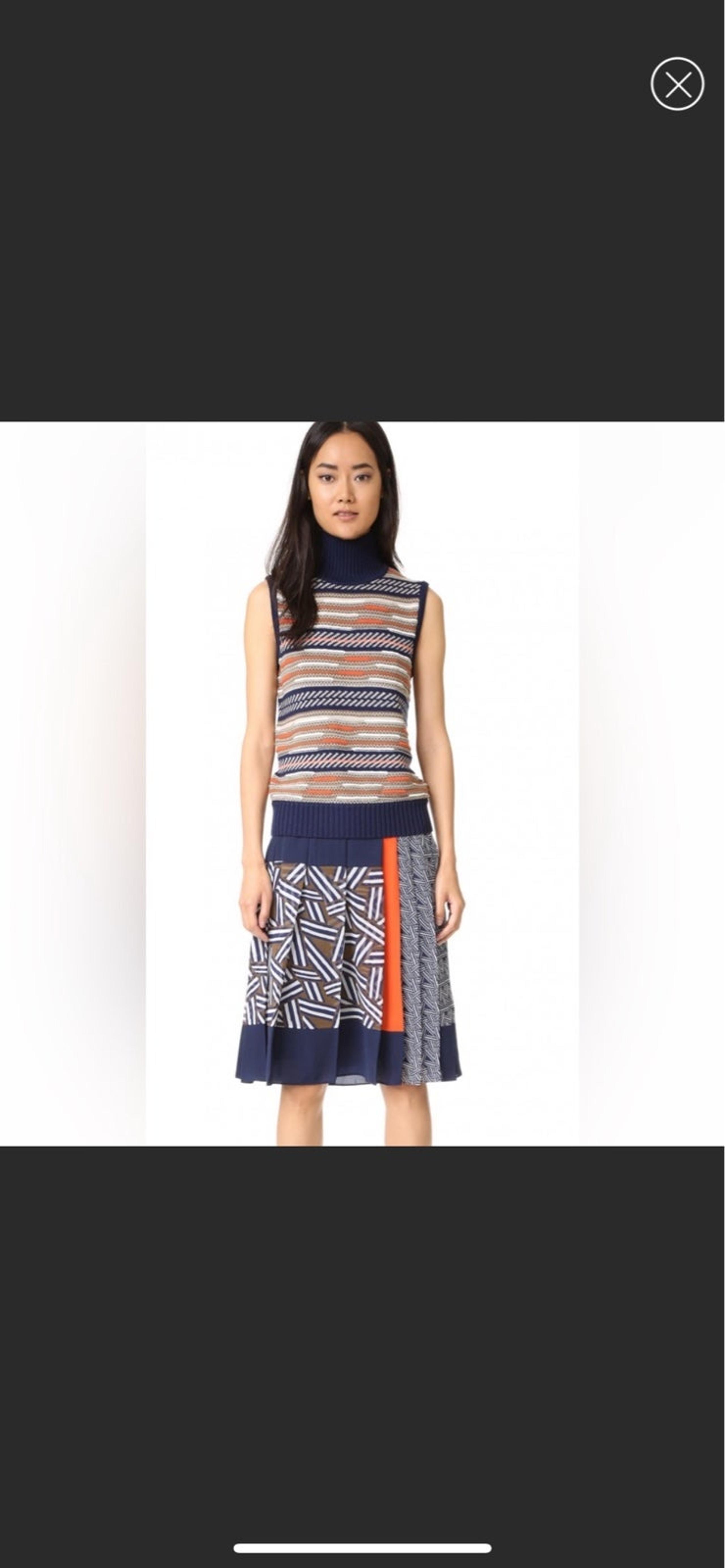 Diane von Furstenbeng Cici Silk Pleated Skirt