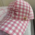 PINK BOW SCARF & JUICY COUTURE PINK GINGHAM BASEBALL CAP