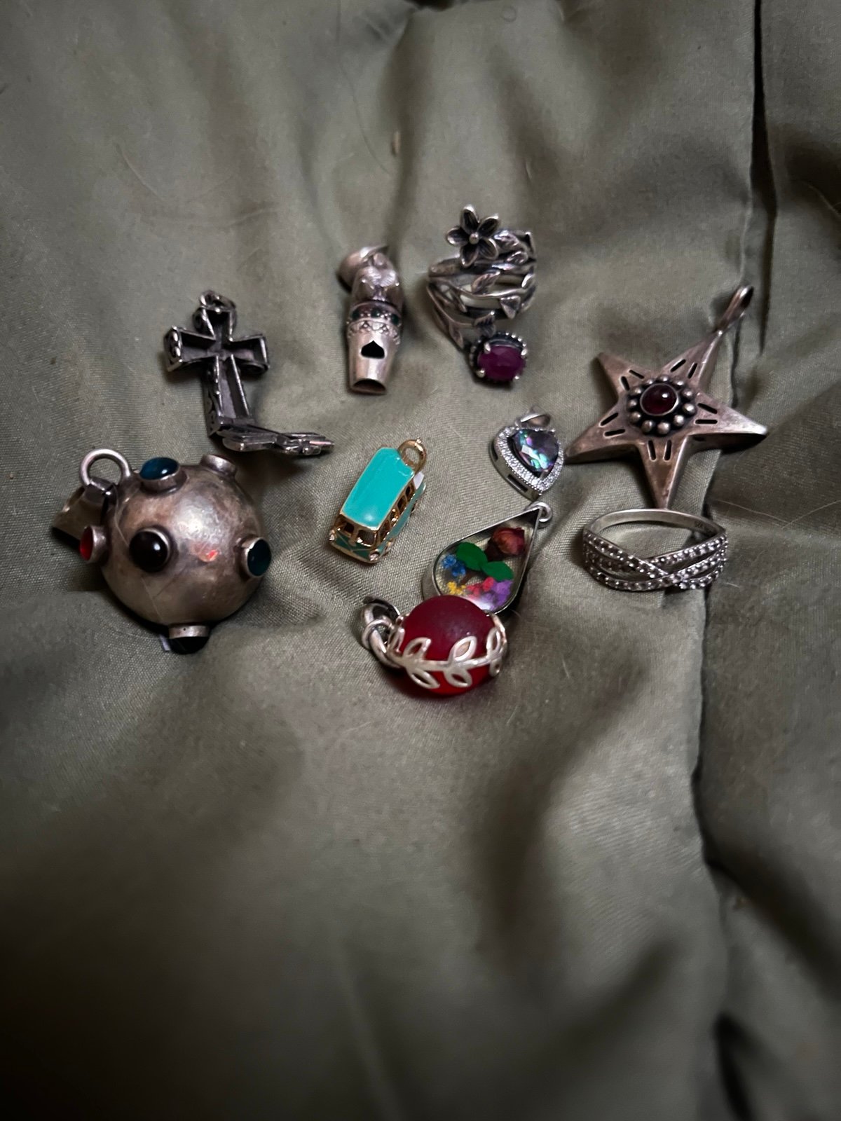 MISC sterling silver jewelry lot