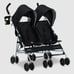 Jeep TurboGlyde Side by Side Double Stroller by Delta Children, Black