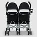 Jeep TurboGlyde Side by Side Double Stroller by Delta Children, Black