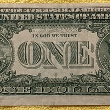 1974 1 dollar bill (ERROR)
