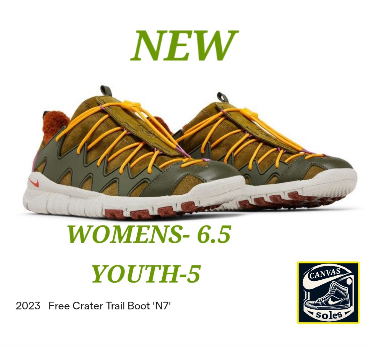 [W-6.5] Nike Free Crater Trail Boot 'N7'