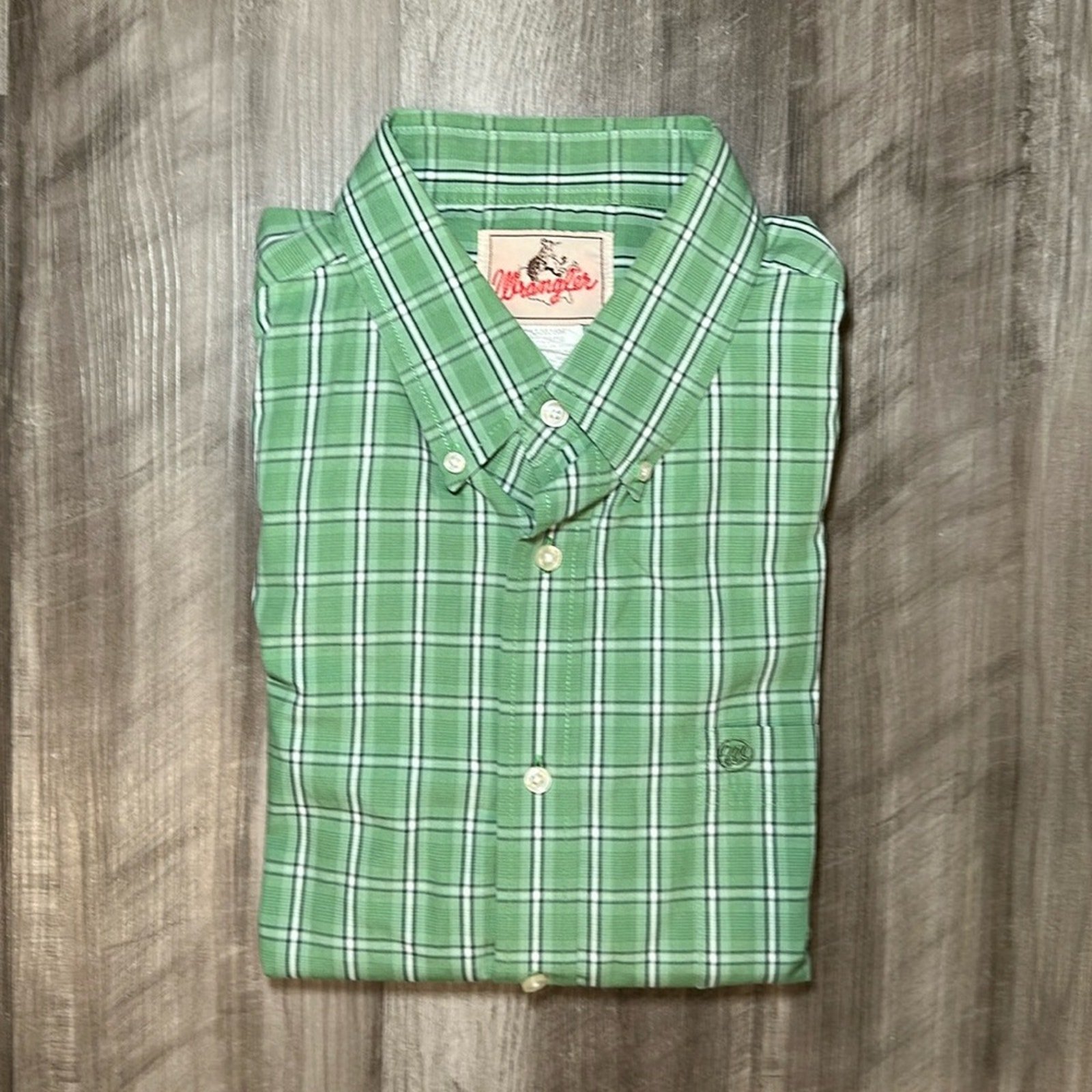 Wrangler Western Long Sleeve Button Down - 2XL