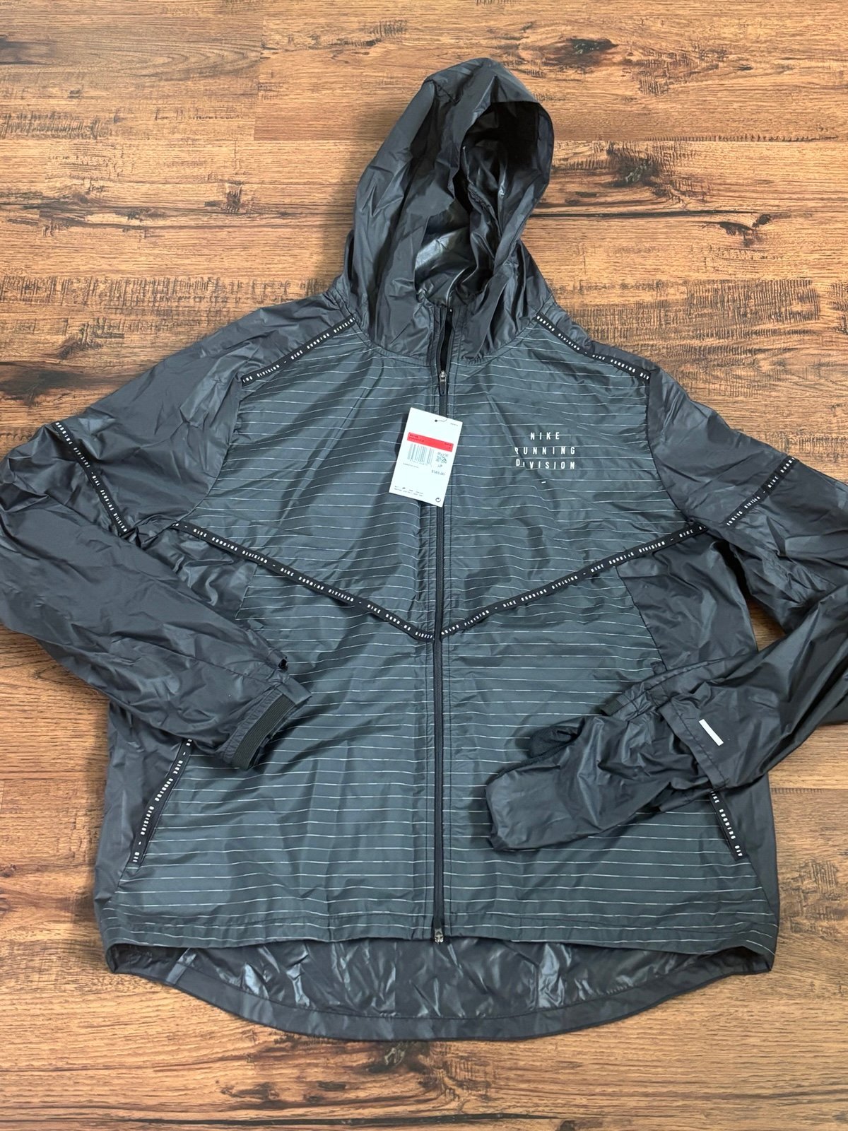 Nike Storm-Fit Run Division Flash Running Jacket 'Black' (size mens L)