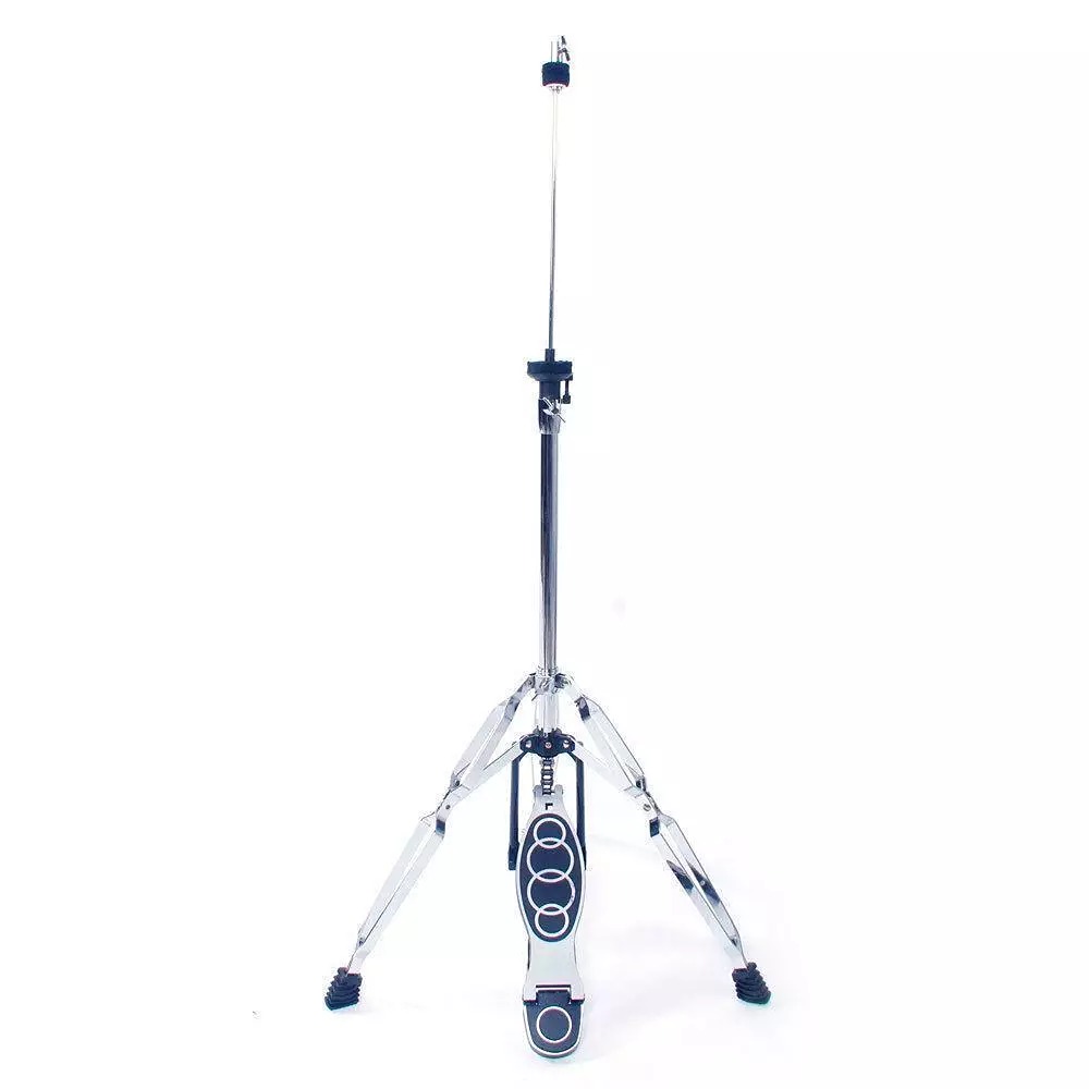 New Drum HI-HAT Cymbal Stand Double Braced Chrome High Hat