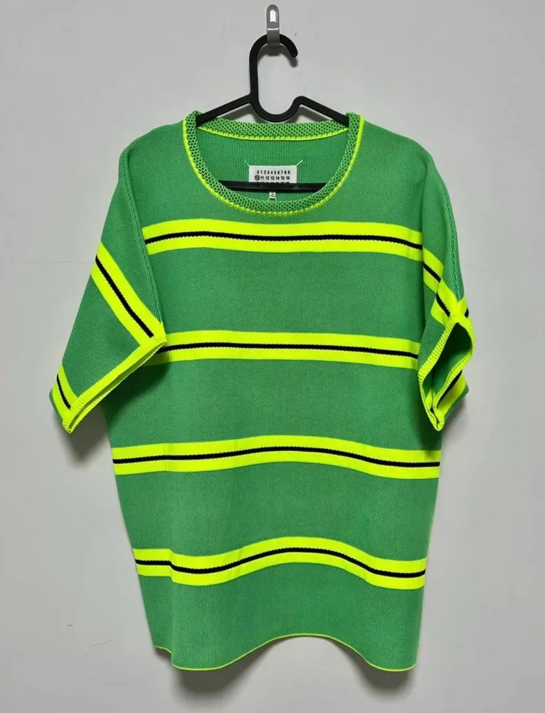 Maison Margiela Knitted Silhouette Short Sleeve Top