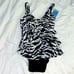 Swim Solutions Black/White One Piece 8