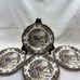 Johnson Bros 6 Bread Plates Friendly Village Sugar Maples Set of 4
