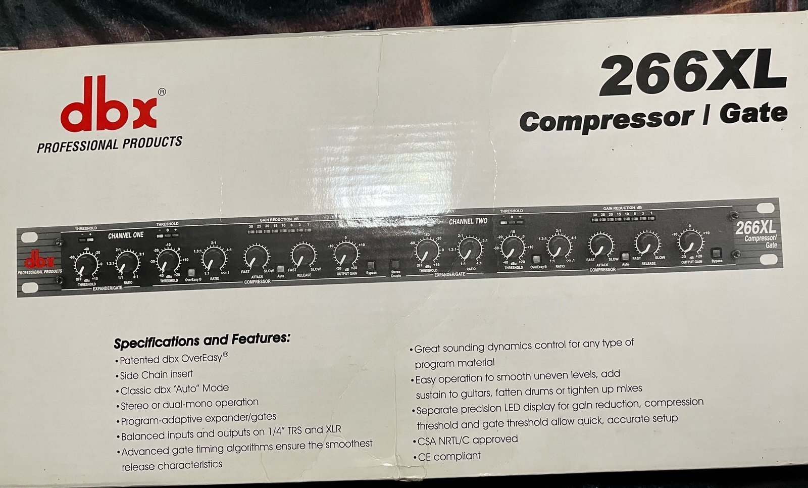 Dbx 266XL compressor/gate